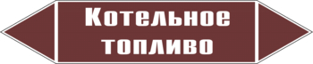 Маркировка трубопровода "котельное топливо" (пленка, 507х105 мм) - Маркировка трубопроводов - Маркировки трубопроводов "ЖИДКОСТЬ" - Магазин охраны труда ohranatruda-shop.ru